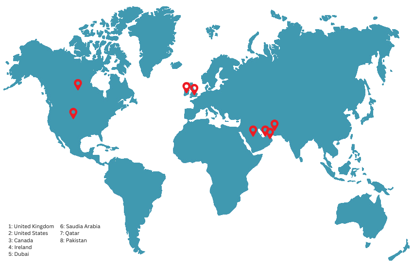 world map